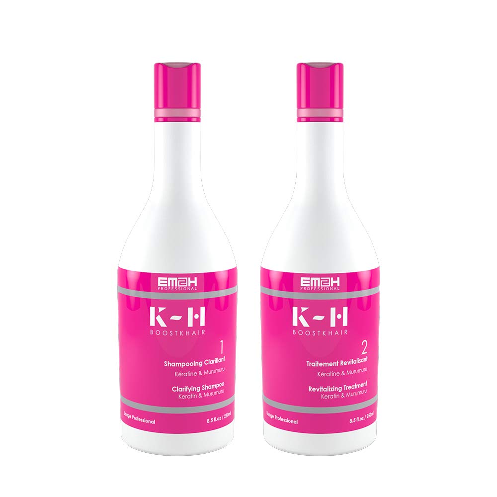 BOOST K HAIR - Trattamento Botox per capelli anti-invecchiamento, 2 x 250 ml