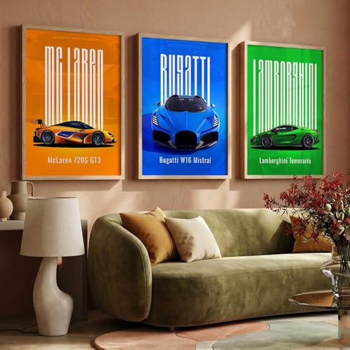 Image of kotart Big Sports Car paintig for living room