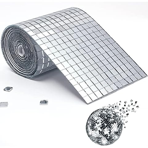 PP OPOUNT 2160 PCS Disco Mirror Tiles Cover