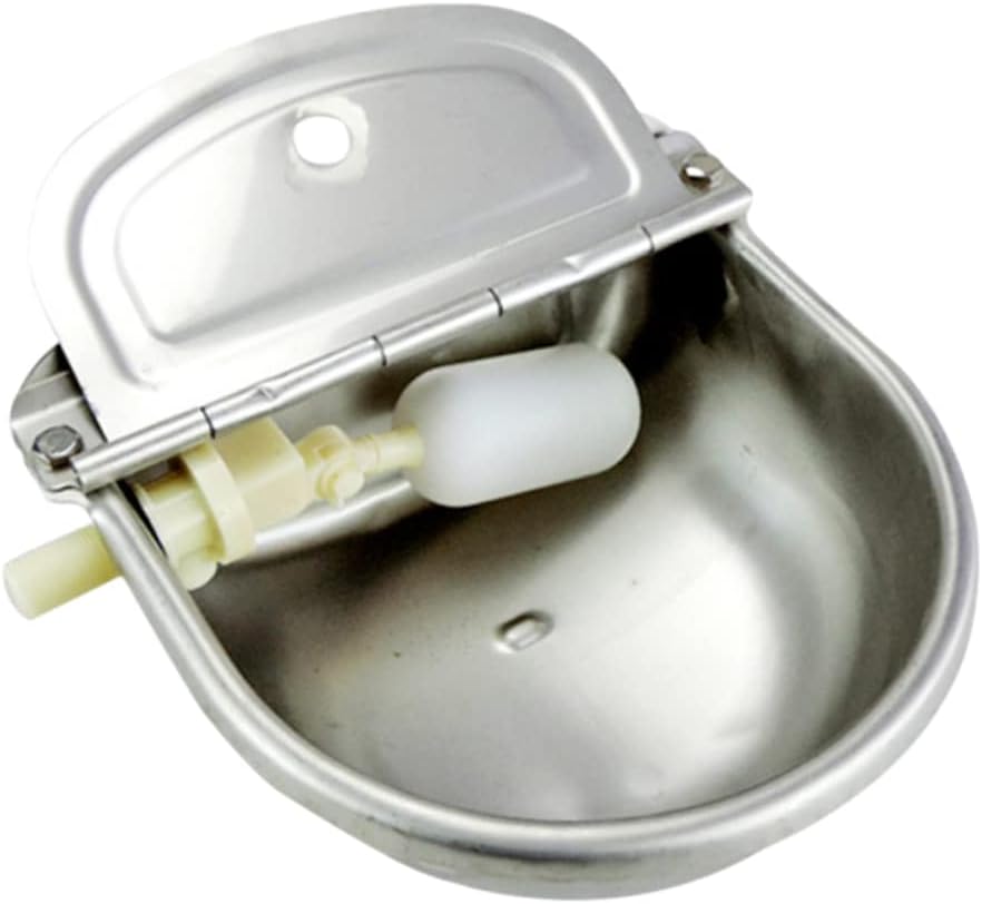 Cow Water Bowl Automatic Water Dispenser for Livestock Farm Waterer Stainless Steel for Cattle Sheep Horses
