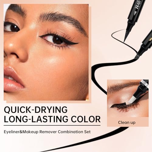 Hosaily Winged Eyeliner Quick Fix Makeup Cleanser Eraser Pen Set thumb #1