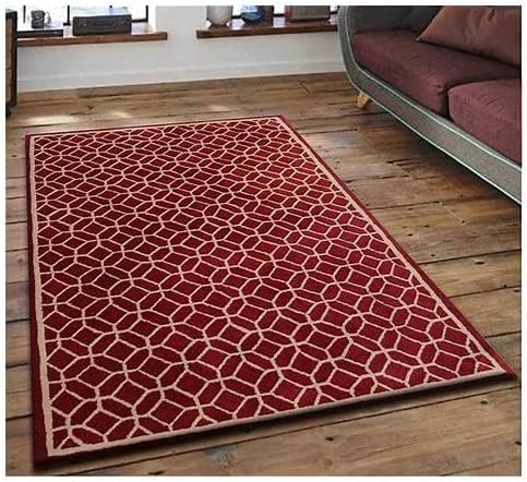 Handmade Hand Tufted 100% NZ Soft Wool Rug, Geometric Abstract