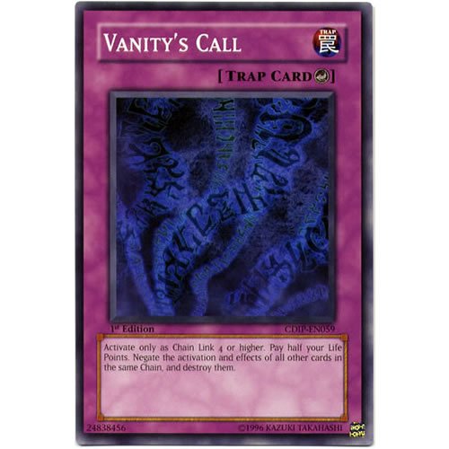 CDIP-EN059 Unlimited Ed Vanity's Call Common Card Cyberdark Impact Yu-Gi-Oh Single Card