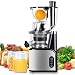 Produktbild Aobosi Entsafter Slow Juicer 80mm Wide Mouth Entsafter Edelstahl Profi Entsafter Ruhiger Motor Hoher Nährstoff Frucht & Gemüsesaft mit Saftkanne & Reinigungsbürste