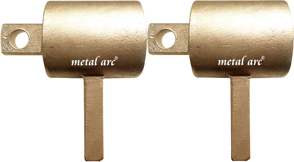 ISI MARKED Metal Arc ULTRA Heavy-Duty Rotary Brass Earth Clamp 1500 Amps, Welding Manual Welder Earth, RR1B6L (Pack of 1)
