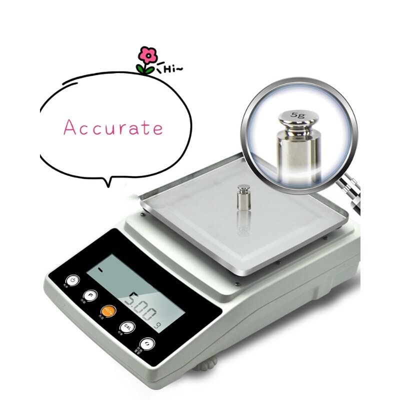 Báscula electrónica de precisión con pantalla LCD y RS232 miniatura 5