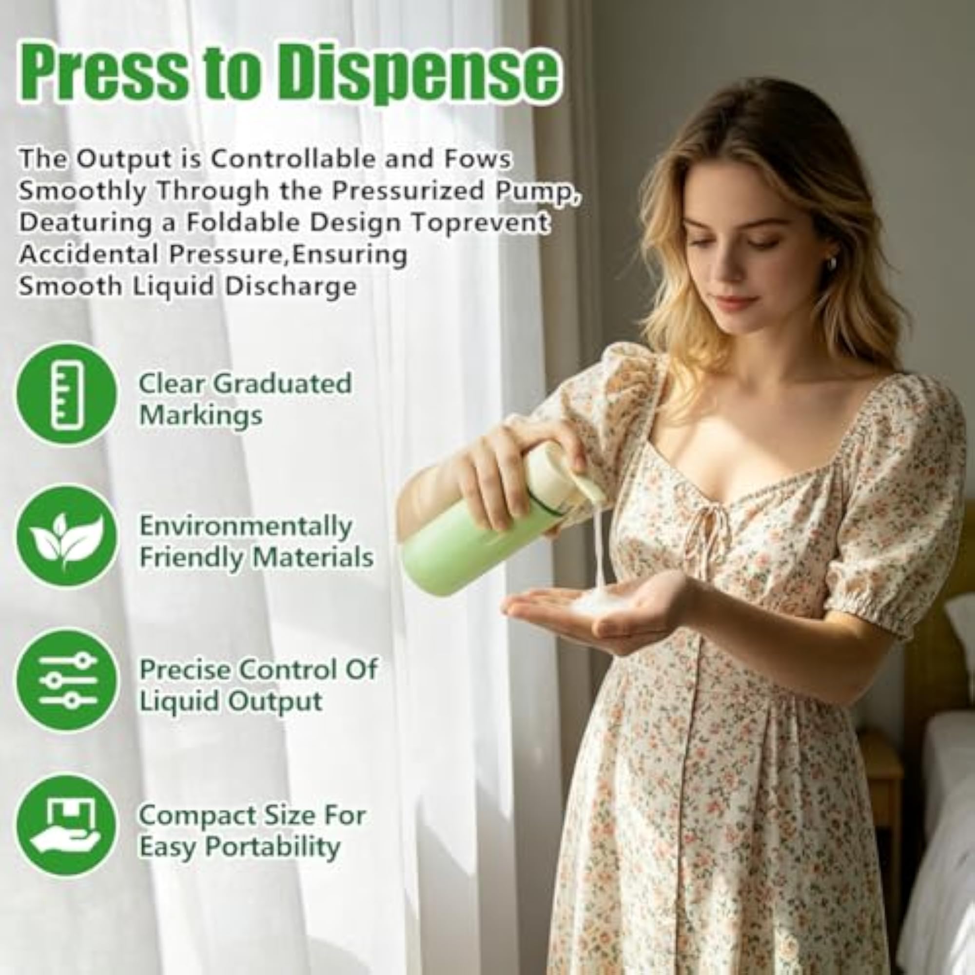 4 in 1 Travel Dispenser Bottle