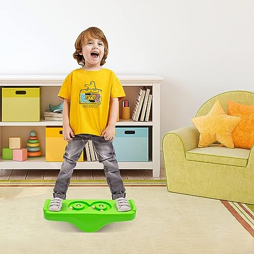 Kids Rocking Seesaw Balance Board with 5 Wooden Balls Sensory Training Rocking Board Balance Training Equipment Children Indoor Outdoor Activity Toy - Image 6