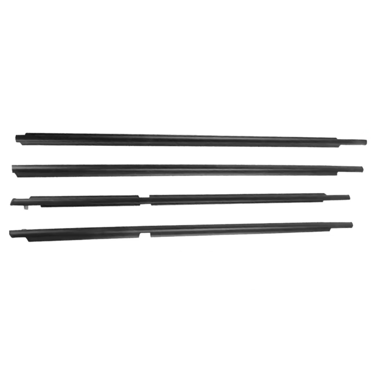for Toyota for 4Runner 2003-2009 4 X Window Molding Trim Seal Outer Door Weatherstrip Stripping 68161-35060 68162-35060 Car Door Seal Protector