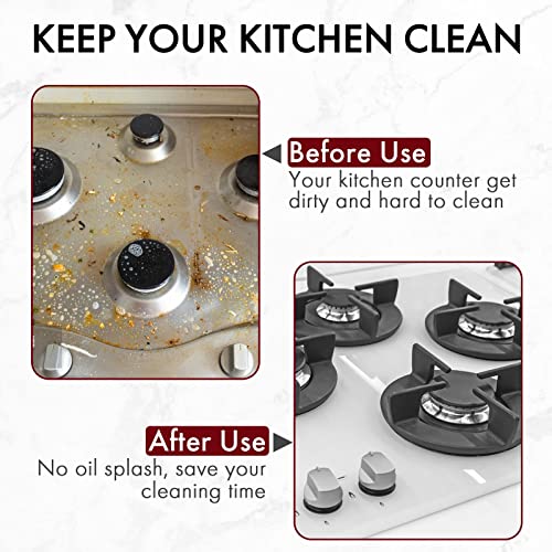Silicone Splatter Screen For Cooking Suitable For 13" Frying Pan, Grease Splatter Guard Heat Resistant Multi-Use Splatter Screen Easy To Use And Clean #TOP3