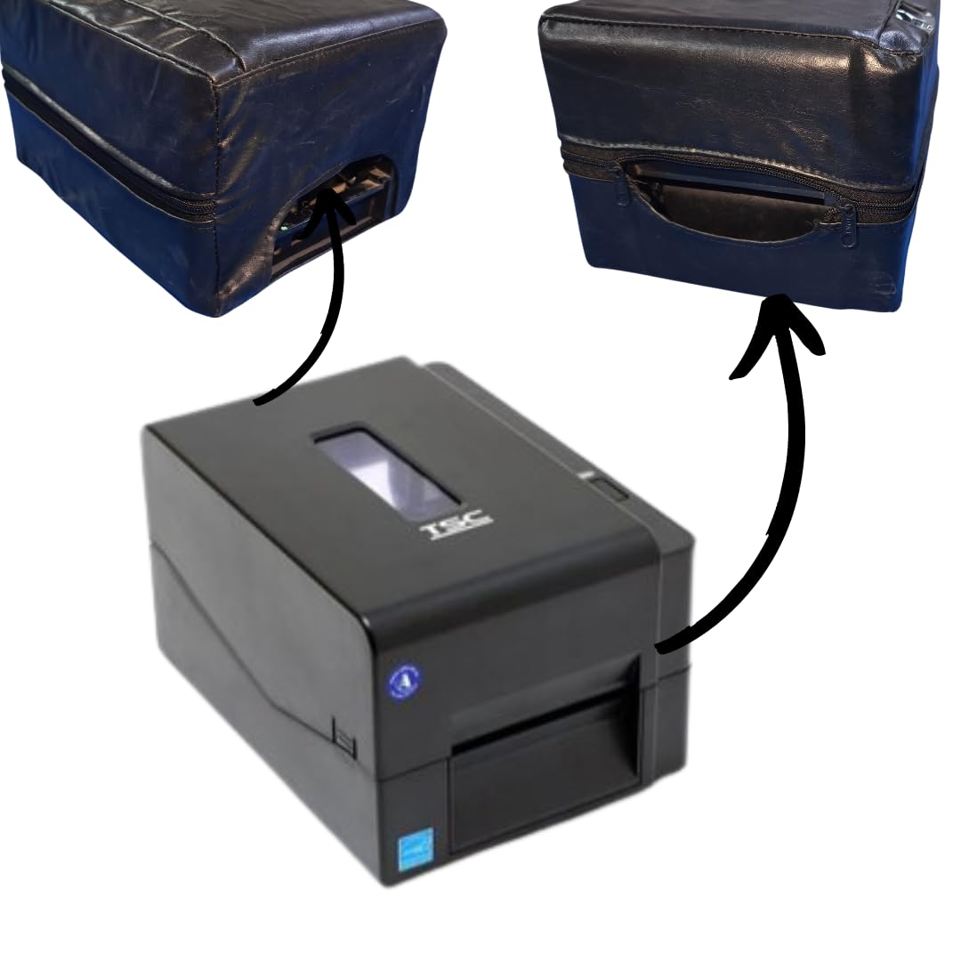 Prezotech Dust Proof & Water Proof Premium Leather Cover Compatible with TSC TE 244 Direct Thermal Barcode Printer Cover Black Color (B0D5YLRY14) Amazon Price History, Amazon Price Tracker