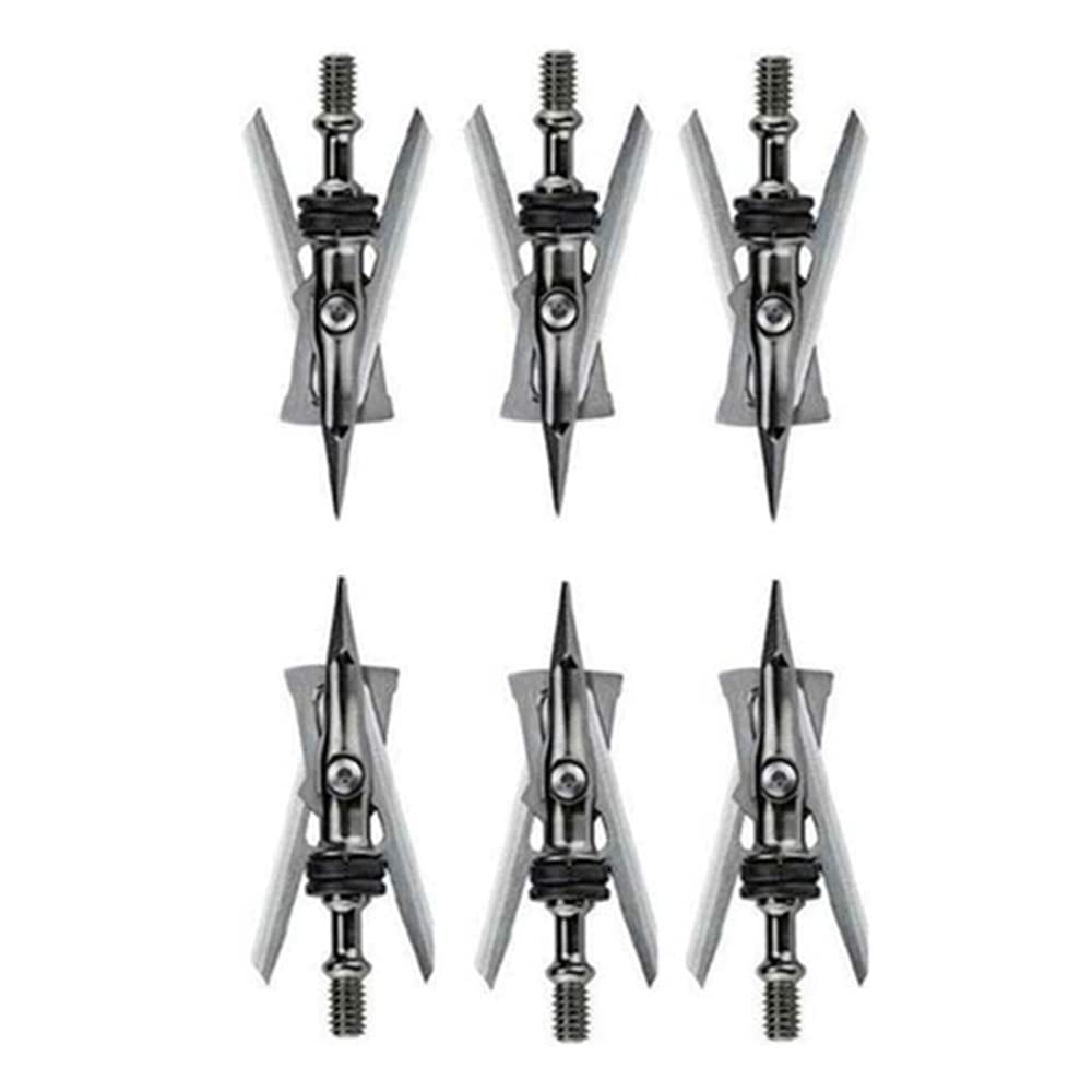 Fay Outdoor 100 Grain Mechanical Broadheads (12-Pack) - For Compound/Recurve Bows
