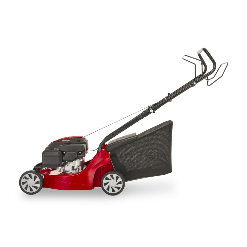 Mountfield SP41 - Cortacésped de Gasolina, Motor STIGA de 123 CC, Ancho de Corte de 39 cm, autopropulsado, Cubierta de Polipropileno a Prueba de óxido, colector de césped de 40 L, Altura Ajustable de