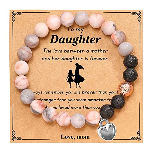 Image of Black and Pink Bracrlets The Love Between Sisters Beaded Bracelets Love Gifts for Women