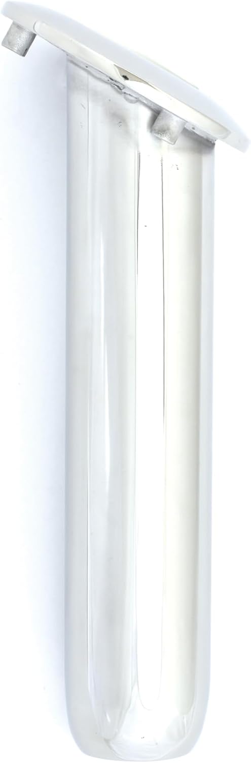 Tigress Blind Mount Round Head Closed Base 9" Rod Holder with Heavy Duty Drain Hole and 1-5/8" ID