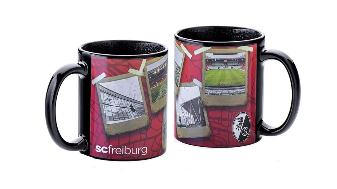 Tasse à café SC Freiburg Magic Mug au bureau ou à la maison