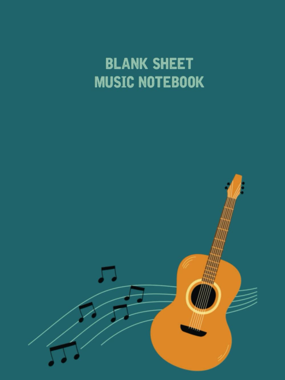 Cahier de musique grand format résolvant le manque de place d'écriture