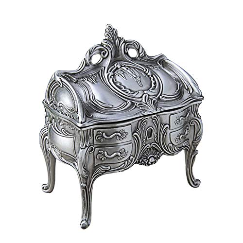 Boîtes à bijoux métal rétro feet high jewellery pour rangement féminin