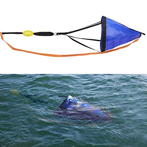 Moocy Drift Sock With Dump Line,Harness And Buoy Sea Anchor Kit For Fishing Boat/Kayak/Pontoon (35'' For 16-20Ft Boat) #TOP4