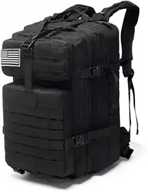 Mochila Tática Militar 50 Litros Com Compartimento Para Notebook E Abertura Nas Costas Material Reforçado E Diversas Divisórias