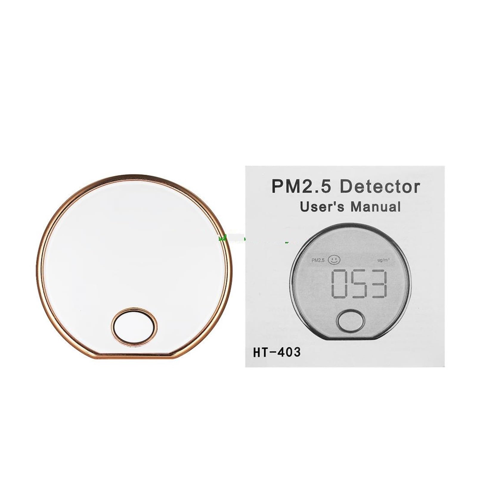 Monitor del rilevatore di gas Rilevatore PM2.5 Monitor digitale della qualità dell'aria Rilevatore di polveri foschia for interni Monitor dell'aria Contatore di particelle d'aria con display LCD