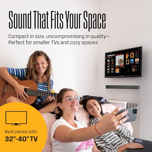 Westinghouse Sound Bar for Smart TV, 2.0 Compact Soundbar with Dolby Atmos and Digital Plus, 120W Surround Sound System for TV, Home Theater Audio, eArc, HDMI, Bluetooth, Roku TV Ready - Image 7