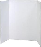 Vista 2 de Pacon Presentation Boards, Single Wall, White, 48" x 36", 4 Count