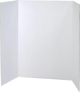 Pacon Presentation Boards, Single Wall, White, 48