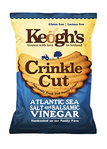 Atlantic Sea Salt and Balsamic Vinegar Crinkle Cut Crisps ( 7 x 50g Packets) - //coolthings.us