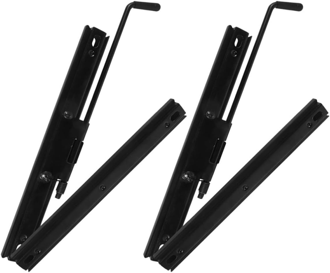2 Pairs Adjustable Seat Slider Track with Mount Frame Sliding Rail Bracket for Car and Off-Road Four Wheel Vehicle Seat Installation