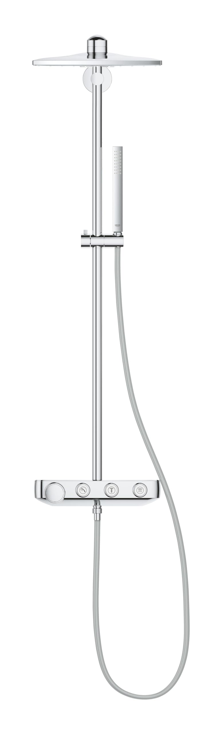 Grohe Sistema Doccia Euphoria SmartControl 310 Cube con Miscelatore Termostatico, Cromo, Soffione 310 mm 26508000