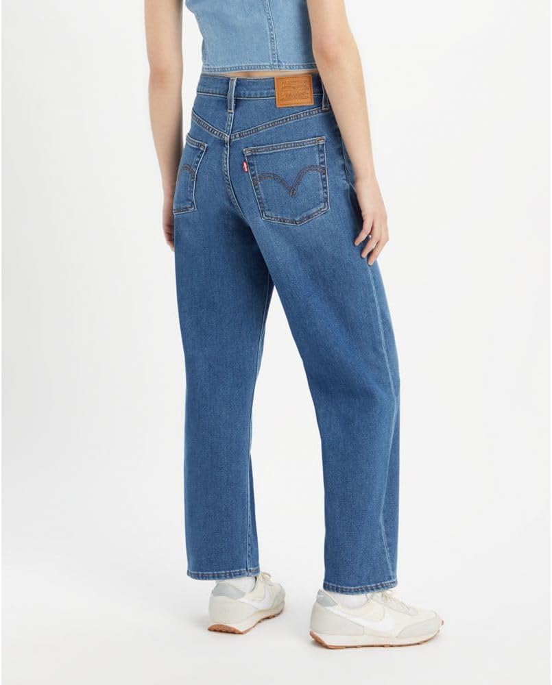 Levi’s Womens Premium Ribcage Straight Ankle Jeans