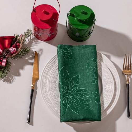 Servilletas de Tela Joyfol Day Verde 18 x 18 Pulgadas Set x4 miniatura 7