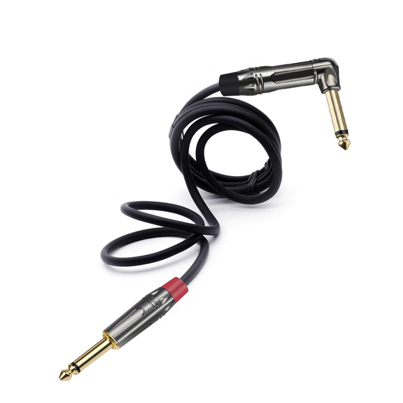 Cable mono de 6,35 mm de 8m para micrófonos y altavoces en escenarios de música
