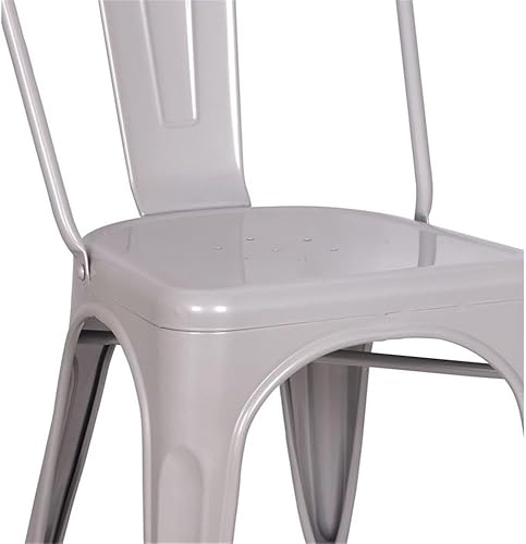 Miniatura 5 de ACME Jakia - Silla auxiliar (juego 2) - 96256 - Plata