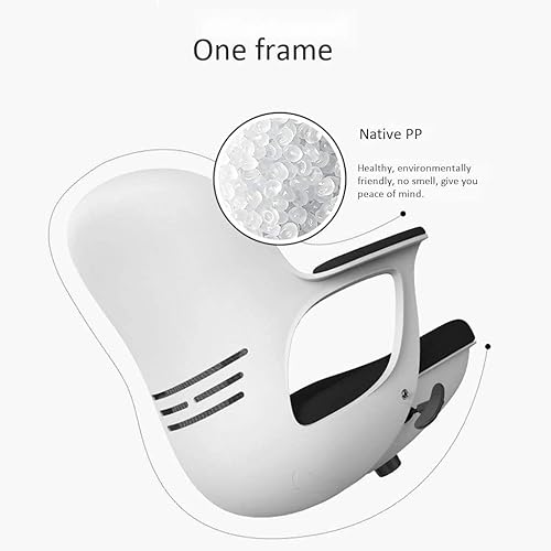 Miniatura 7 de Mid Back Back Free Flex Seat with Adjustable Arms and Multi Function and Seat Slider, Black Managers Chair(E)