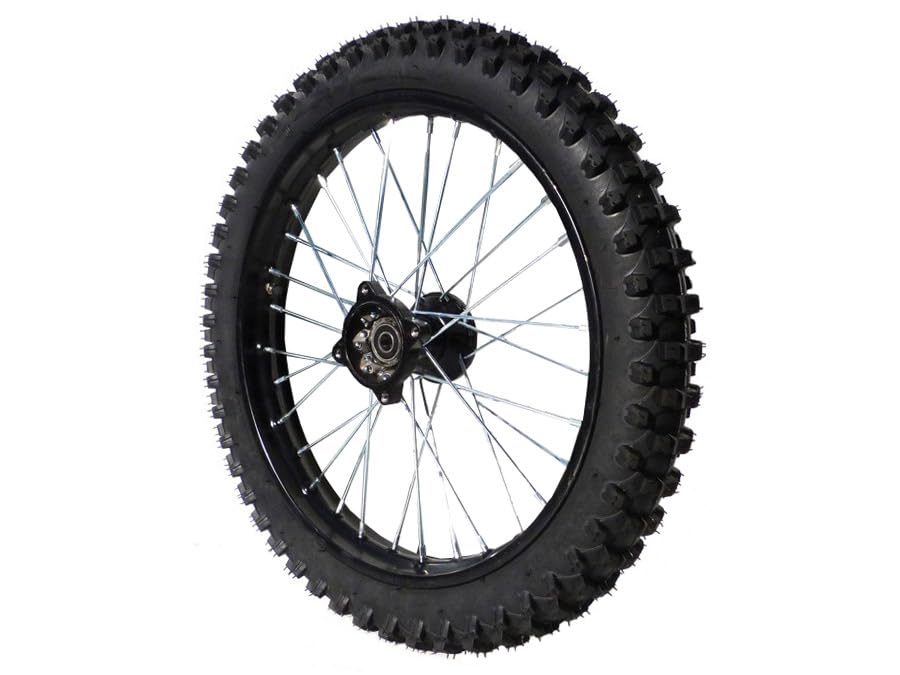 Roue avant 17" - Axe 15mm - Acier - Dirt Bike