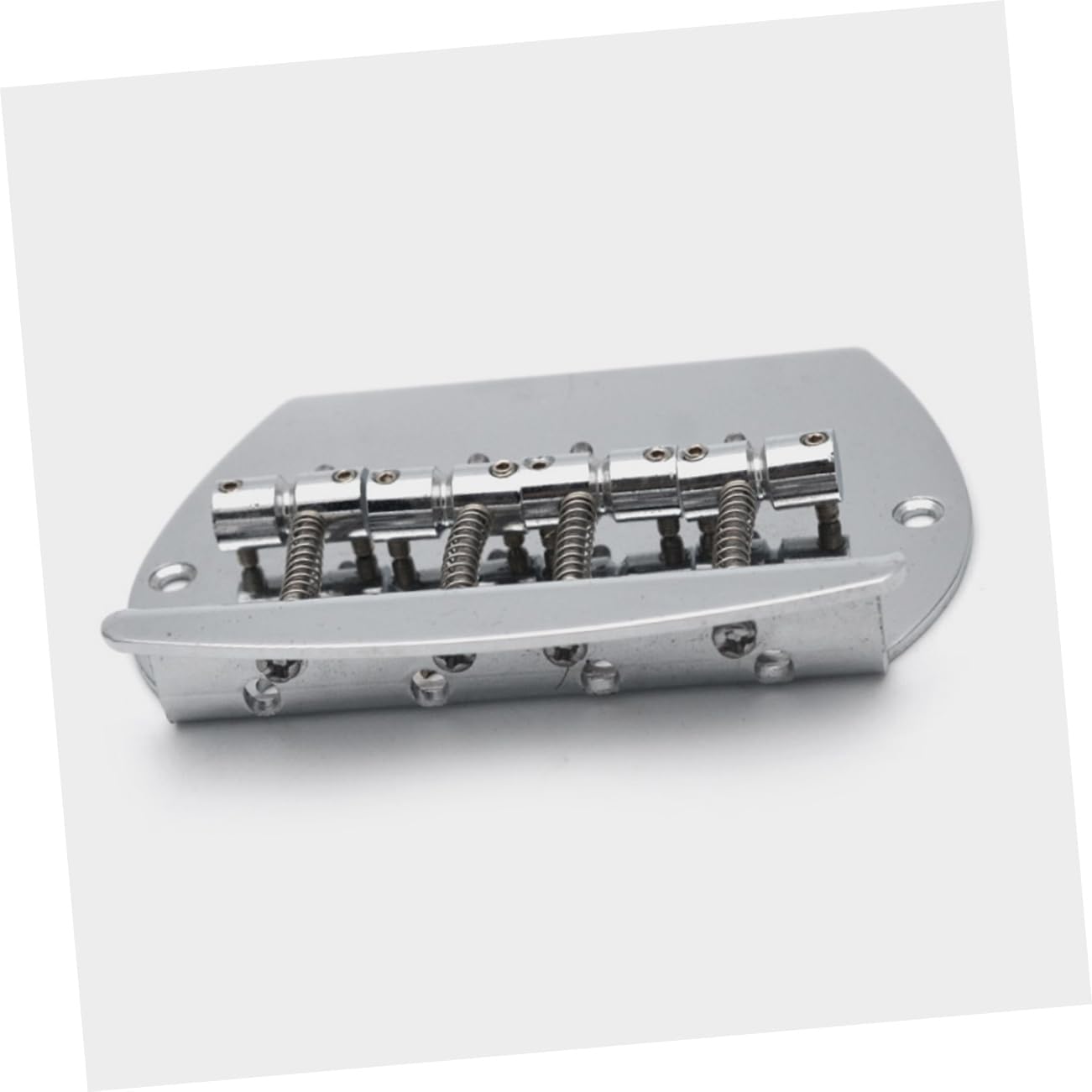 Abaodam Durable Metal Guitar Tailpiece Bridge String Bass Easy to Install Space-saving Design Sturdy Construction for Electric Guitars and Bassists