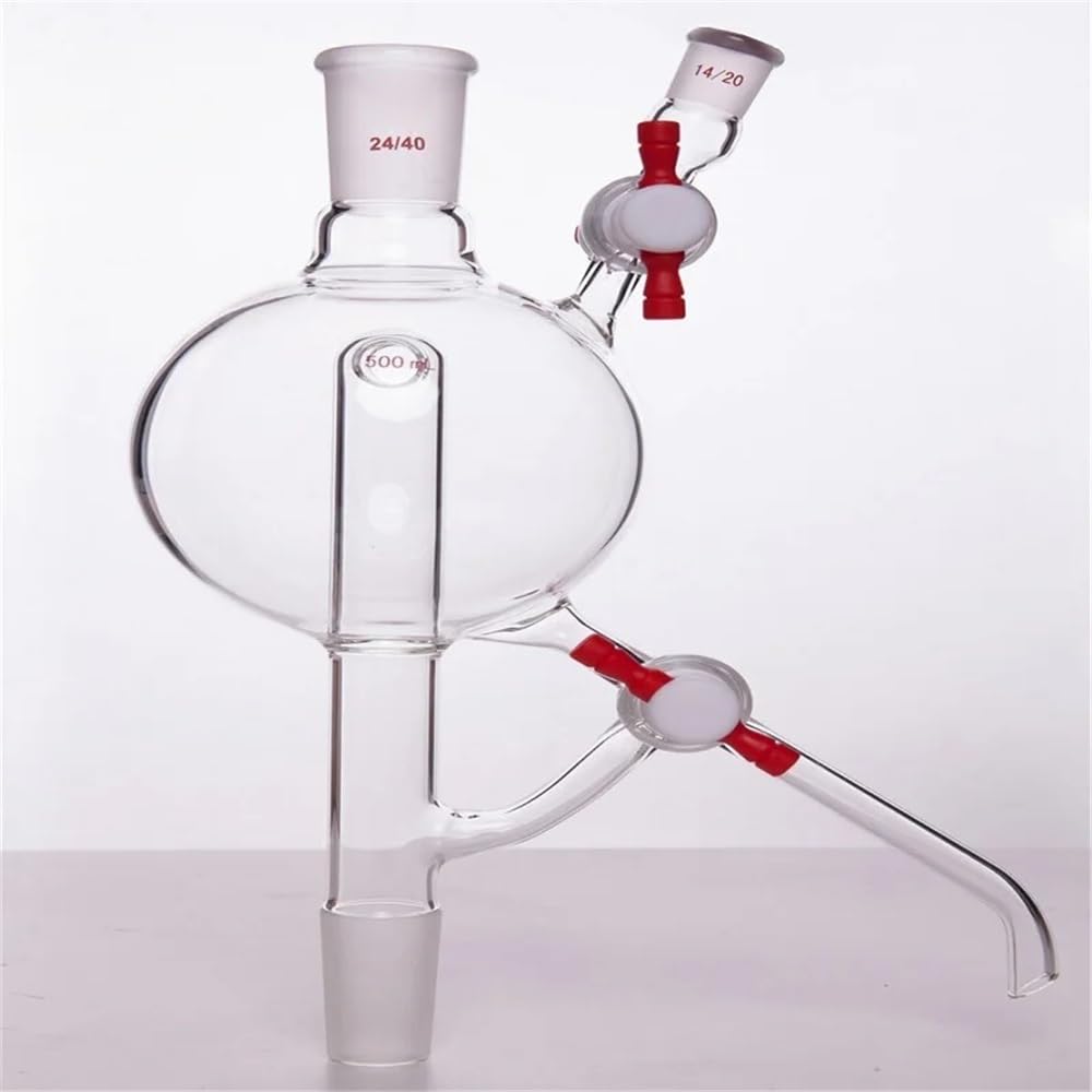 Capacidad del cabezal de destilación: 500 ml, 1000, vidrio borosilicato S23 Equipamiento de laboratorio