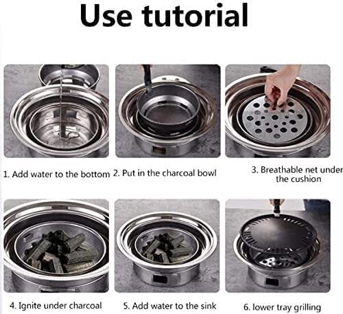 Barbecue extérieur acier inoxydable réutilisable de haute résistance