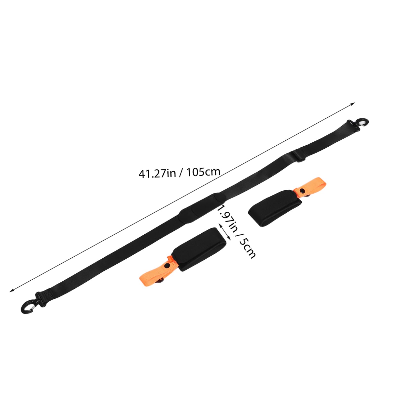 Parliky Multifunctional Snow Ski Carry Strap Snowboard Accessories D-Orange Snowboard Shoulder Straps Snow Ski Storage Straps