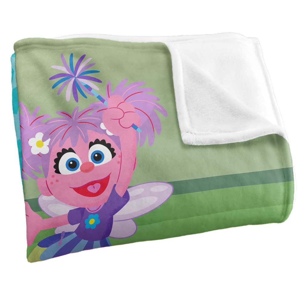 Sesame Street Furry Friends Forever Elmo Abby Cookie Monster Presents Kids Silky Touch Blanket, 152 x 127 cm - Image 4