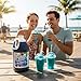 Snappy Frosti Tropics Blue Raspberry Slushy Mix, Slushie Syrups for Machine, Granita Slushy Syrup, Kid Slushie Machine Mix, Slushy Mix for Frozen Drink Machine, 1/2 Gallon