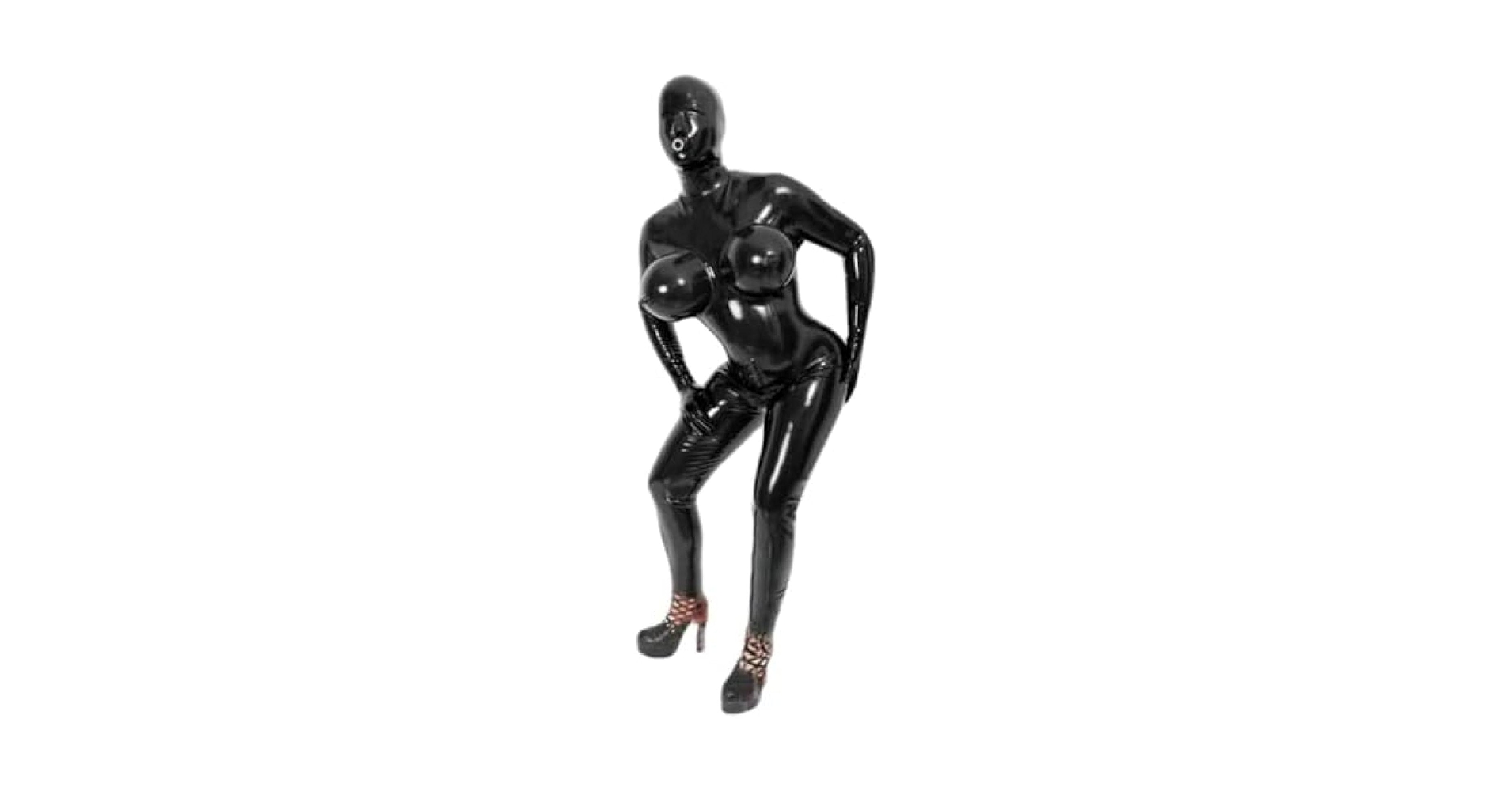 Amazon.co.jp: ラテックスフルボディラバーキャットスーツ