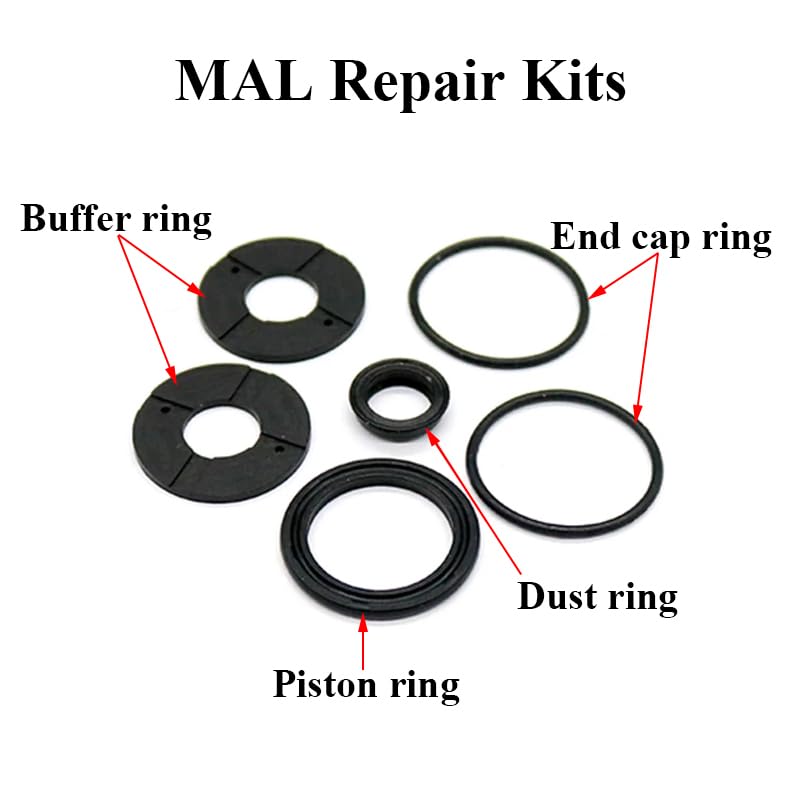 COKYIS Kit di Riparazione Cilindro Pneumatico Aria Kit Anello di Tenuta pistone Standard(Mal Repair Kits,Bore 40mm)