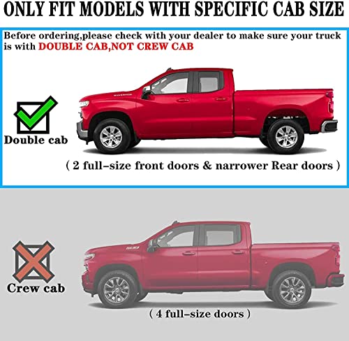 Image of COMNOVA Running Boards for 2019-2026 Chevy Silverado /Sierra 1500 Double Cab