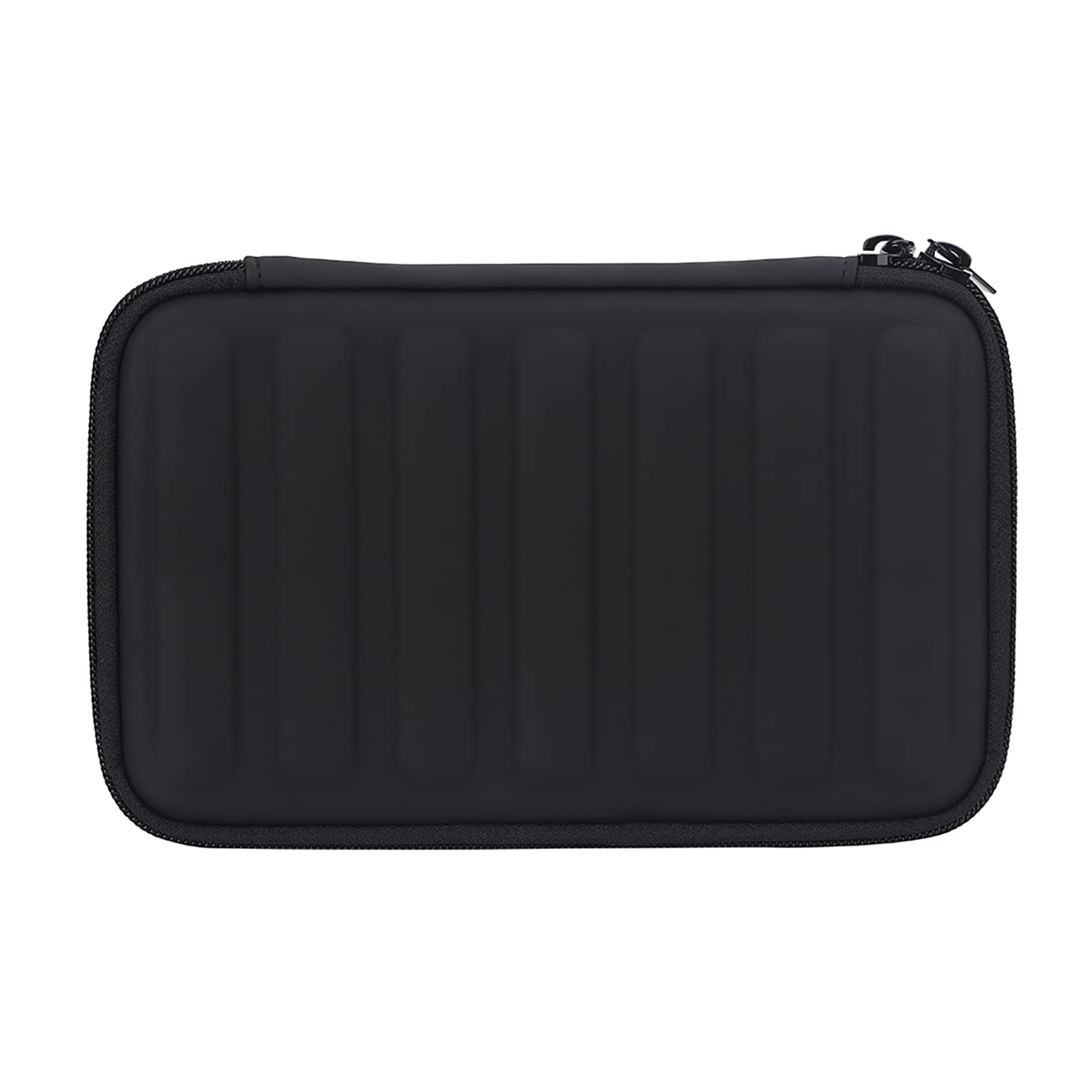 étui pour Harmonica, étui de Transport étuis de Rangement et Pochettes pour 7 Harmonicas en Cuir PU Noir Harmonica à Fermeture éclair