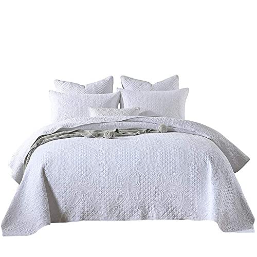 Couvre-lit matelassé anti-chaleur en coton doux pour l'été