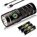 Produktbild Sofirn BLF SP36 Led Taschenlampe, Super Hell raufladbare USB C 5000K 90CRI mit 4x Sumsung LH351D und 18650 Button top Batterie