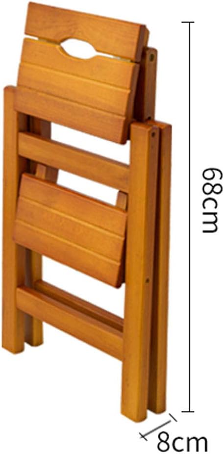 Folding Wooden Stool Chair 2 in 1 Portable Ladder for Home Office Library Living Room Multi Functional Climbing Stool for Bathroom and Indoor Use